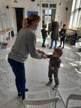 Fotografia przedstawiająca uczestników spotkania Akcja integracja